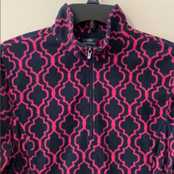 LANDS END Quarter Zip Pullover - Picture 7 of 8